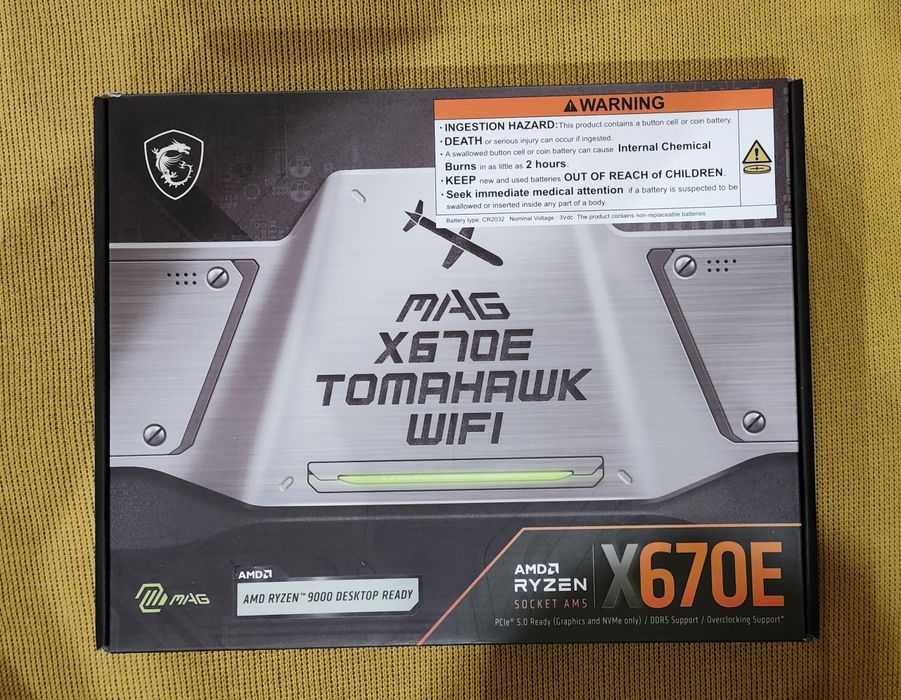 MSI MAG X670E Tomahawk Wi-Fi нова дънна платка