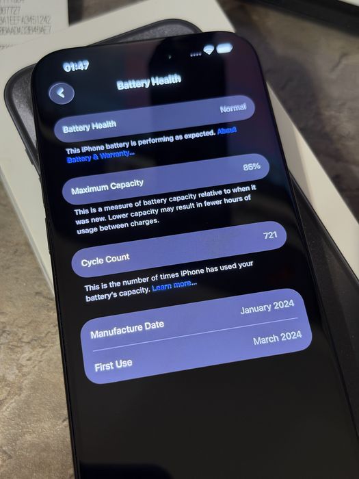 iPhone 15 Pro 256GB liber de rețea