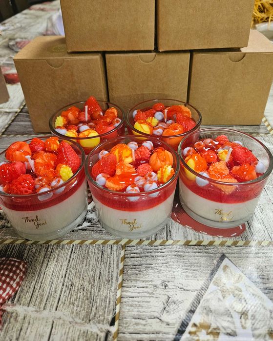 Ароматни свещи различни видове