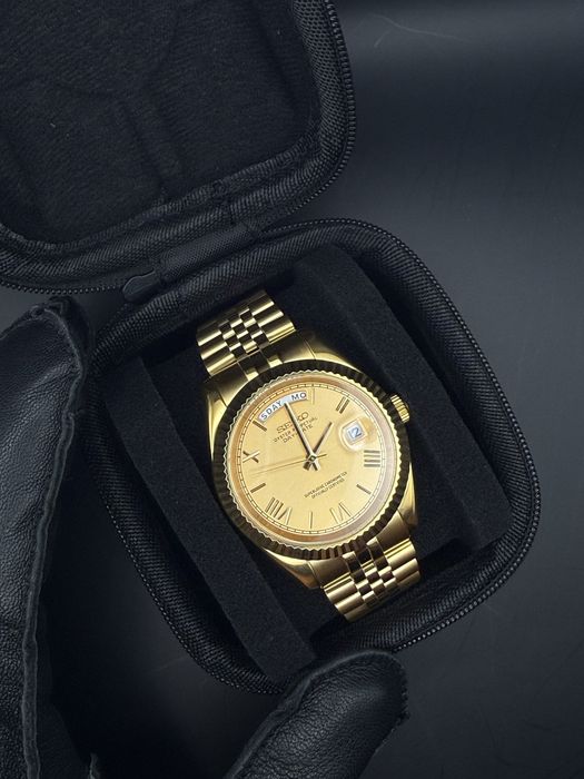 Ceas Seiko Automatic 41mm Day-Date Full Gold