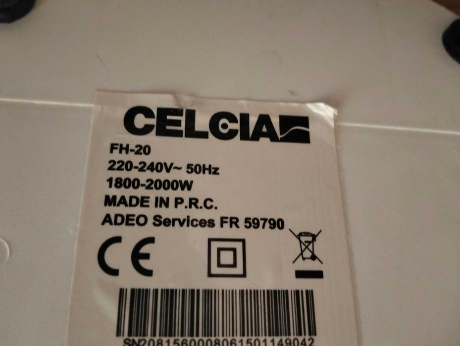 Ventilator / Aeroterma Celcia