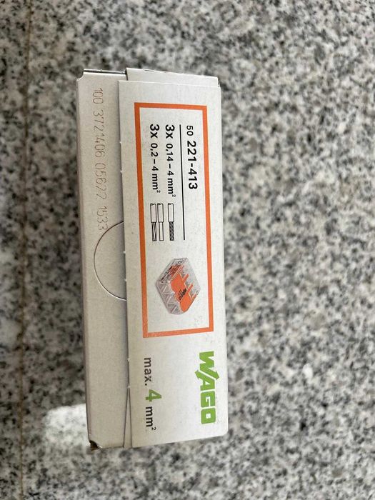Клеми -Wago: КУТИЯ с 50 бр.3 проводни