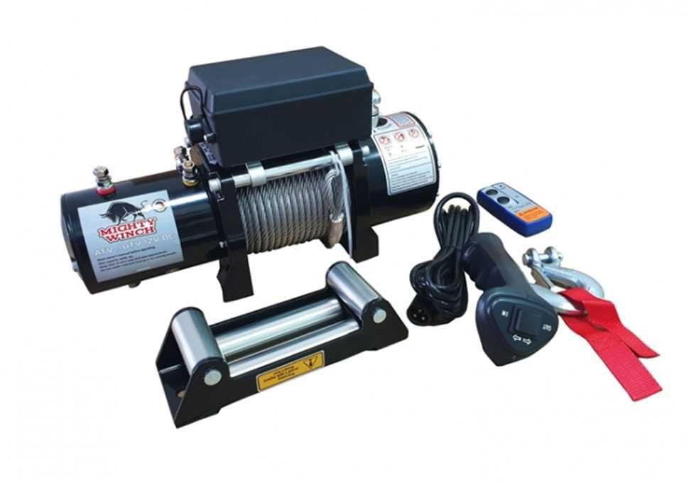 Лебедка 6000LBS, с дистанционно, 12V, до 2.72 т