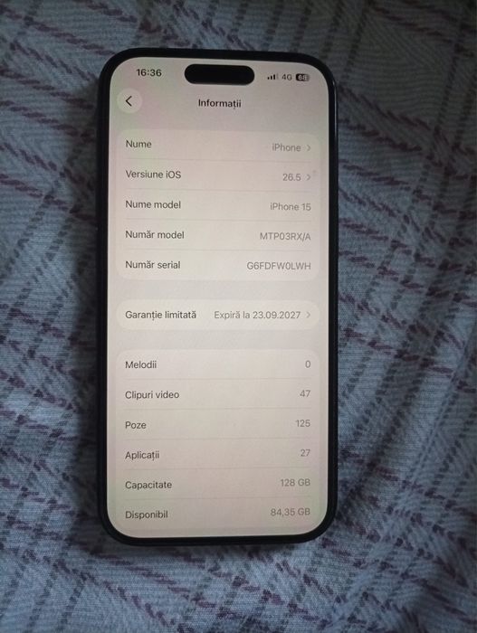 Vand iphone 15 sau schimb cu atv