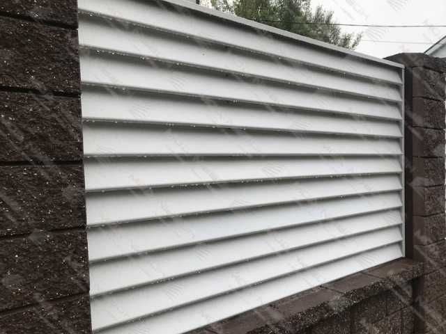 Забор жалюзи еврожалюзи