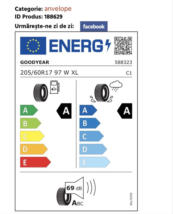 Anvelope NOI 205/60 r17 97W AO Good Year eagle F1 asymmetric 6