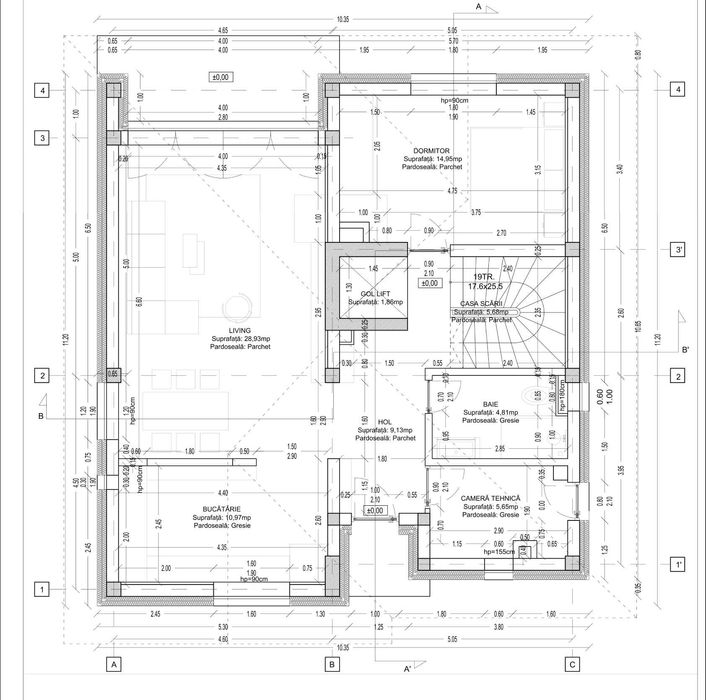 Servicii complete de proiectare(D.T.A.C. si PTh.) ARHITECTURA  REZISTENTA  INSTALATII