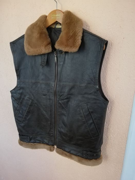 Vestă bărbati din piele Davo M