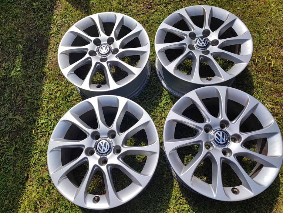 VW/Фолксваген; Audi/Ауди - 16 цола 5x112; 4 бр. оригинални лети джанти