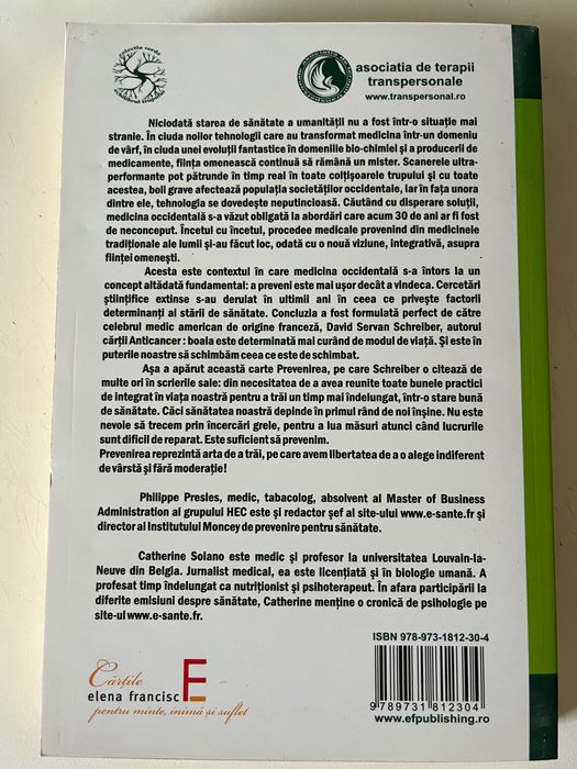 Carte, A preveni de Philippe Presles si Catherine Solano