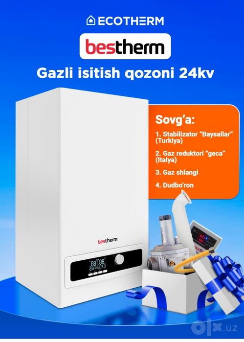 Газовый Котел Настенный Bestherm 24 Kwt Кател Двухконтурный Катёл
