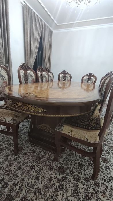 Стол стул 12 кишилик