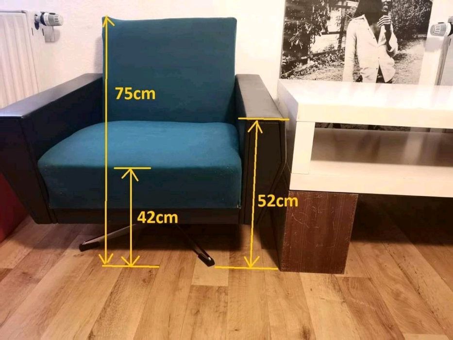 Fotoliu de colectie vintage rotativ