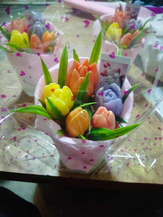 Цветы из мыла!!!