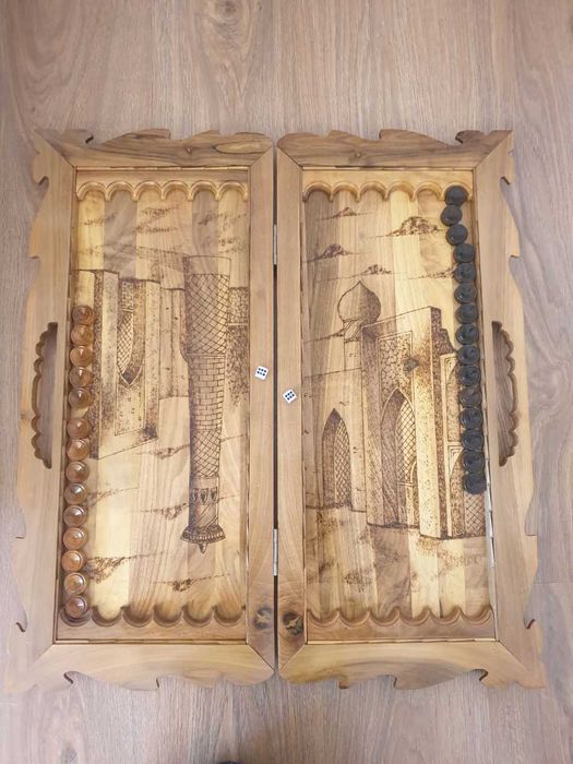 Нарды ручной работы/ Қўлда ишланган нарда