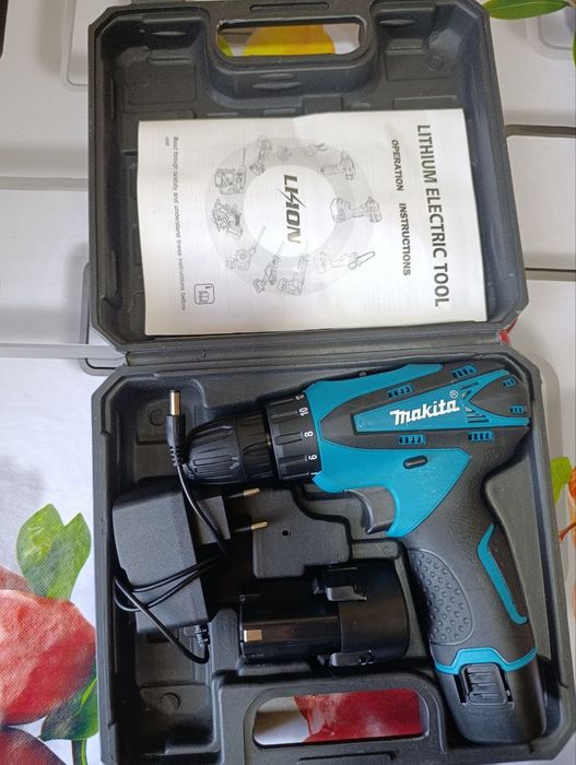 Yangi Akkumulyatorli Makita dreli keys bilan  Дрель Makita 12V Li-ion