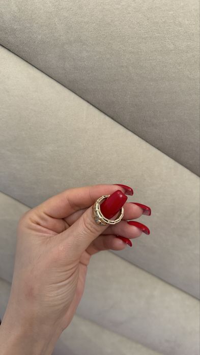 Кольцо золото bulgari