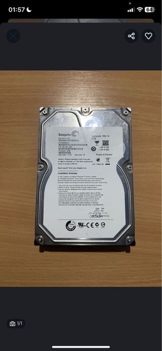Жесткий диск 1 TB