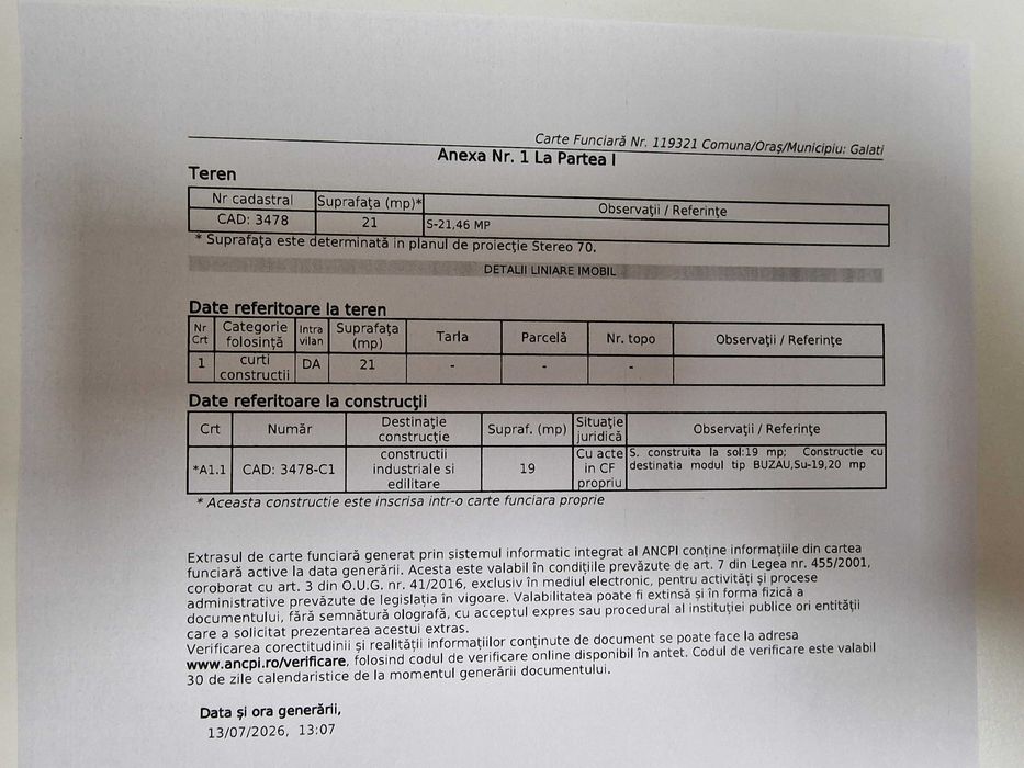 Cedez gratuit spatiu comercial