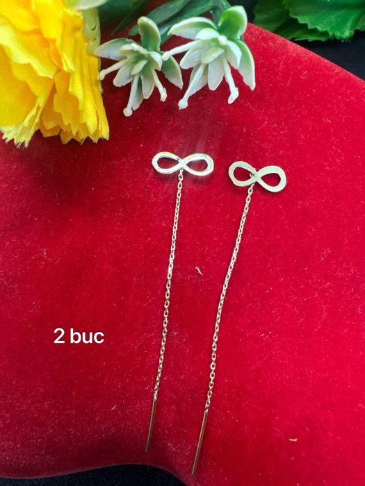 Cercei aur pe stoc 14k