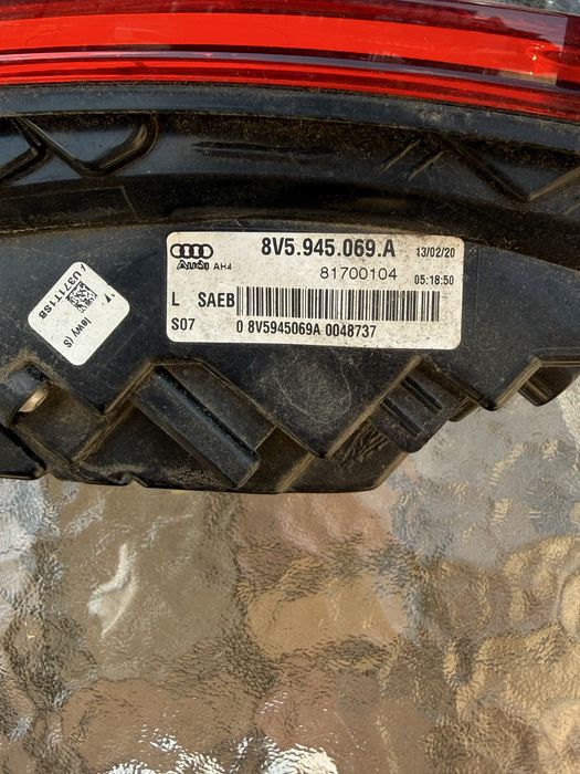 Заден ляв стоп за Ауди А3 2020