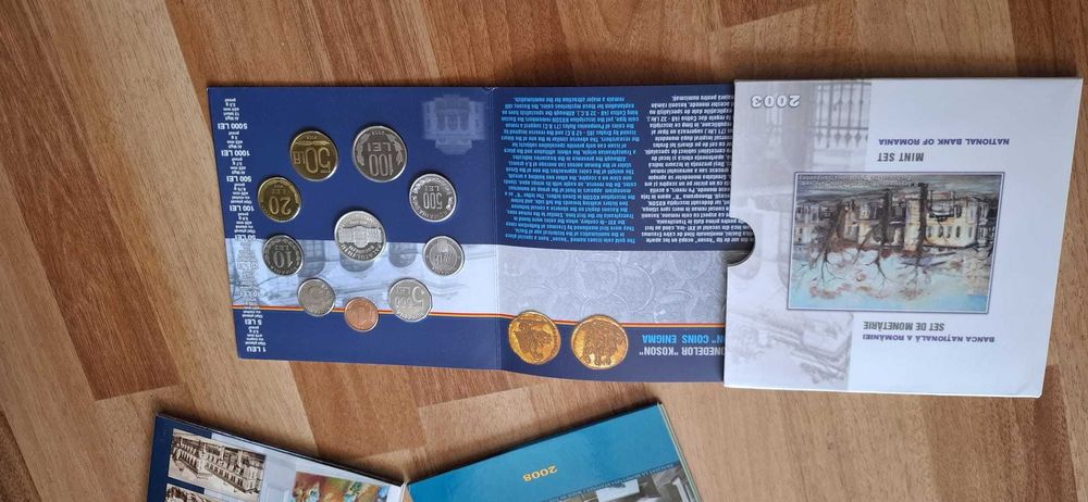 SET MONETARIE Romania BNR - 2003 - 2008 - 2010 monede romanesti