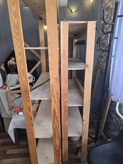 Стеллажи деревянные срочно