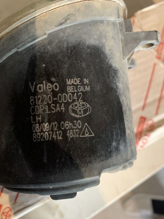 туманка от тойота камри