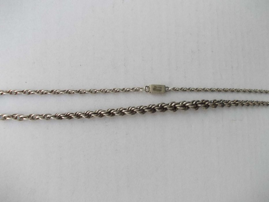 Lant colier vechi din argint 2