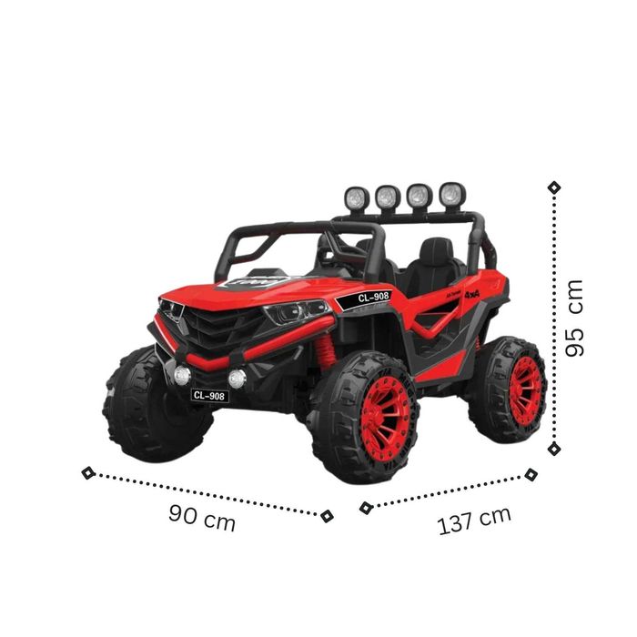 Акумулаторно Детско бъги RZR1000, 180W, 12V/10Ah, R/C 2.4, 4×4