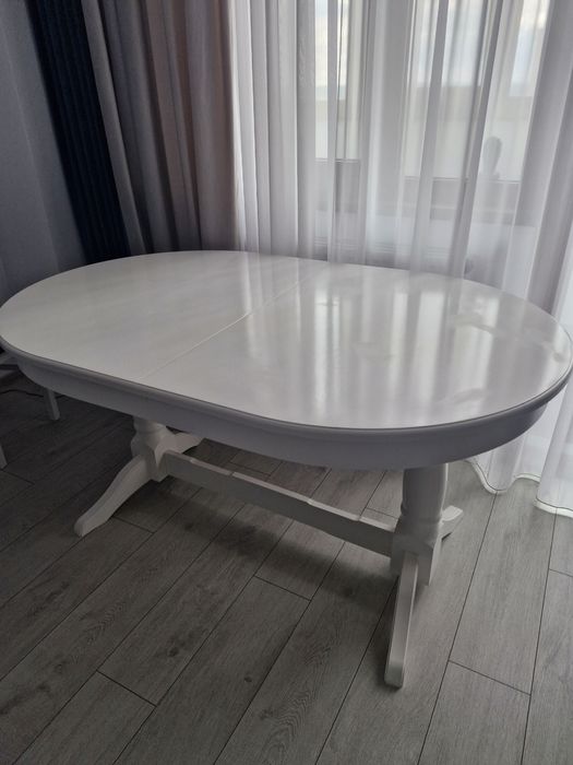 Vand masa alba lemn masiv