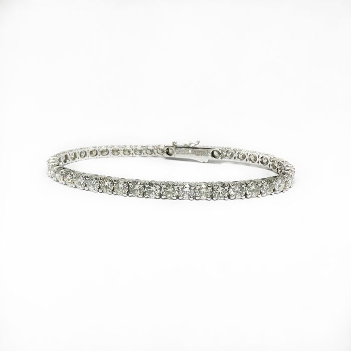 Bratara tennis din aur 14k cu diamante naturale 9.60CT