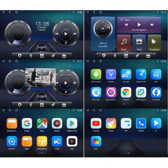 Navigatie dedicata Dacia Sandero III 2021-2023, 8Core, 2/4/6G RAM + 32/64/128G ROM