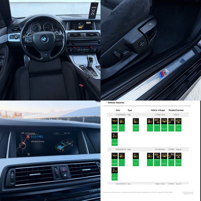 Bmw 520d *F10* *184cp* *M pachet interior / exterior * *Alcantara*