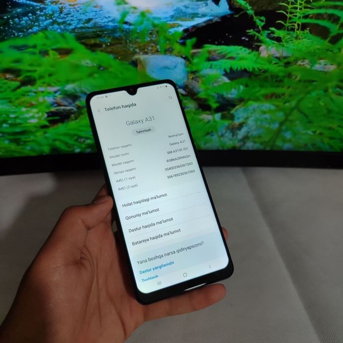 Samsung A31 sotiladi dadtavka bor