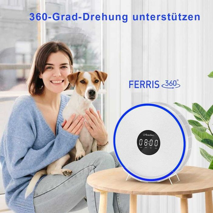 Purificator de aer UNbeaten Ferris 360 cu filtru HEPA