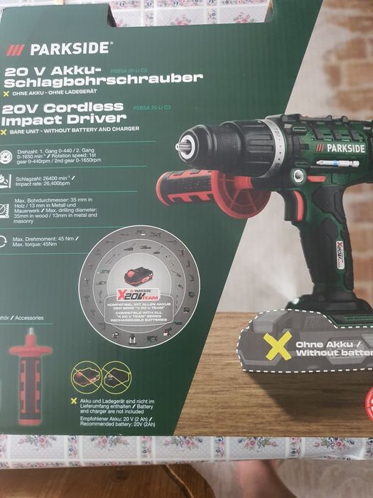 Autofiletanta Parkside ,3in1, 20V