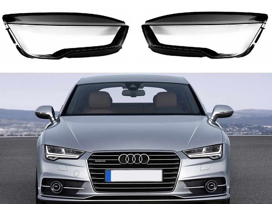Стъкла за фарове на Audi A7 C7 Facelift