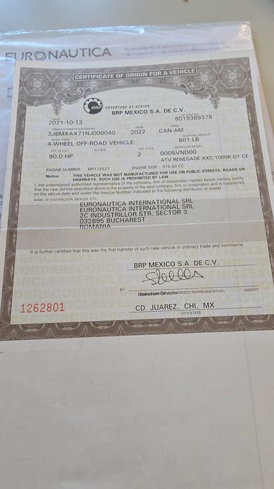 CAN AM Renegade 1000R 2022