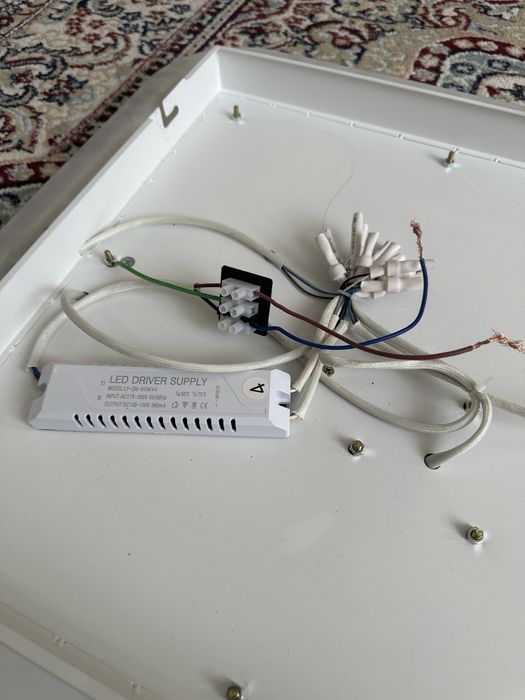 Люстра 3х цветная