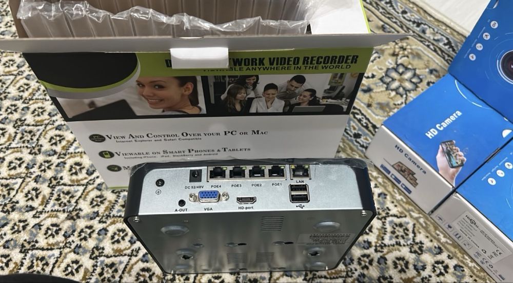 Продам комплект ip видеонаблюдения