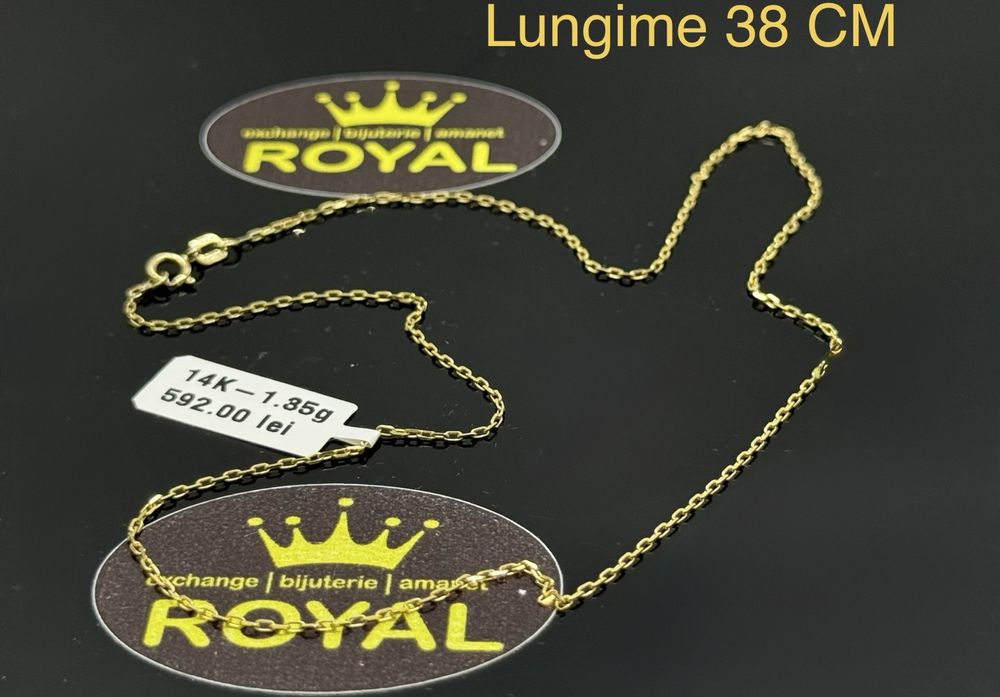 Bijuteria ROYAL : Lant AUR 14K / 1.35 GR