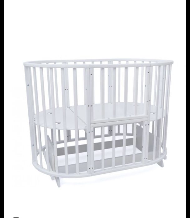 Детская кроватка , 8 в 1 Оригинал ,из массивного дерева