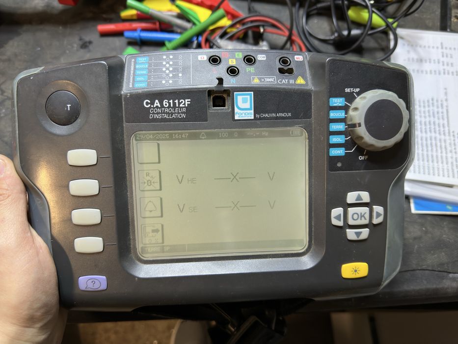 Уред за измерване на земно Chaovin Arnoux 6112F