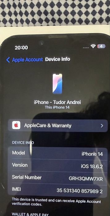 Iphone 14 midnight 128gb