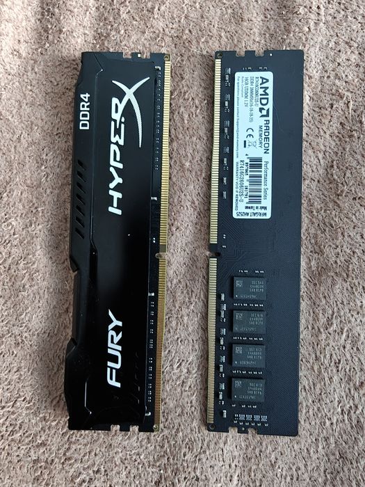 Оперативная память DDR4 32GB (16+16) / HyperX и AMD