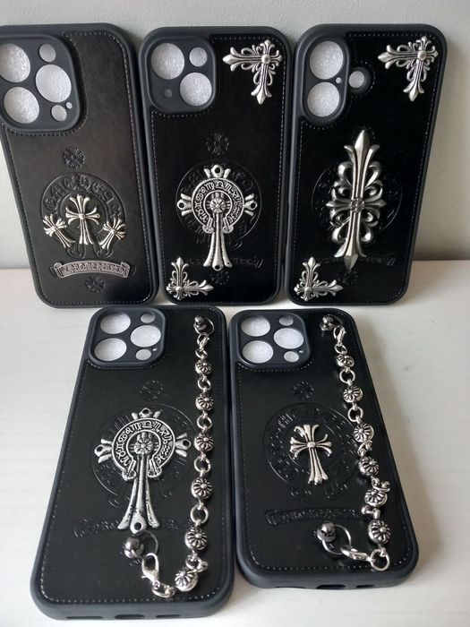 Chrome hearts iPhone case 12, 15 , 16 pro max/ кейс за айфон