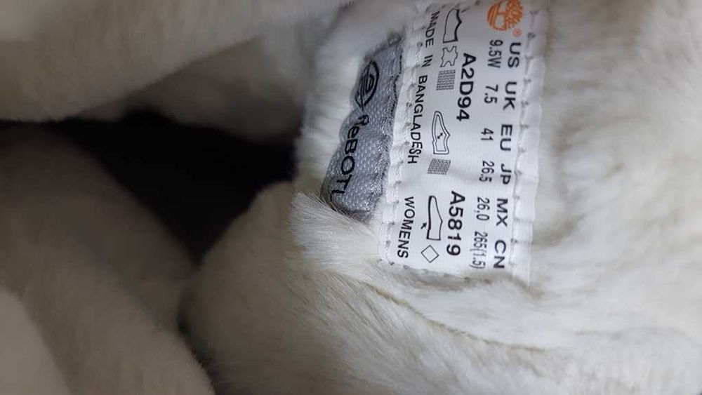 Cizme piele TIMBERLAND Malynn Faux fur lined Waterproof marimea 41