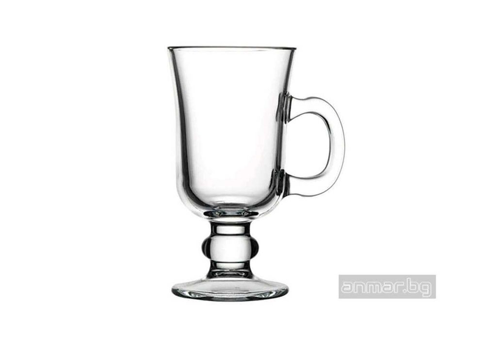 Стъклена чаша Irish Coffee 225 мл – за топли напитки