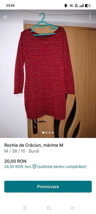 Rochie mărime M, mai groasa